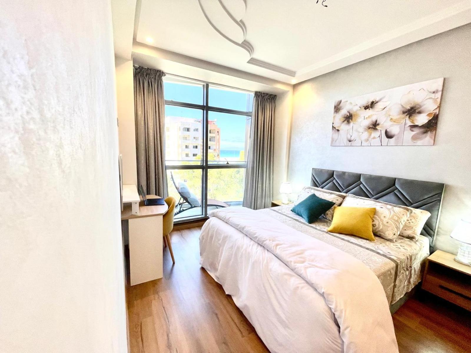 Modern Elegance With Sea Views In Central Tangier - Steps To Beach, Train And Attractions! 外观 照片